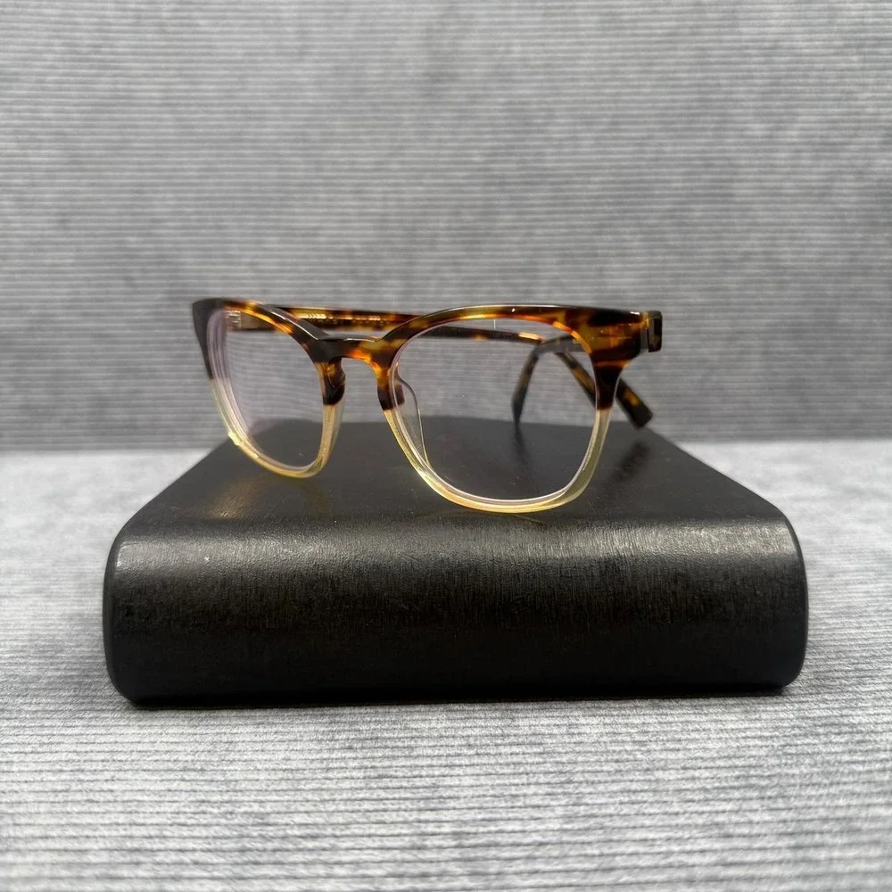 Warby Parker Felix M 929 Tortoise Clear Fade Eyeglasses Frames Only 49-19-145